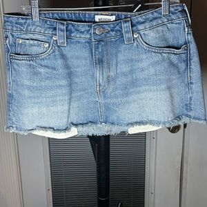 Weekday Blue Mini Skirt Casual Night Out